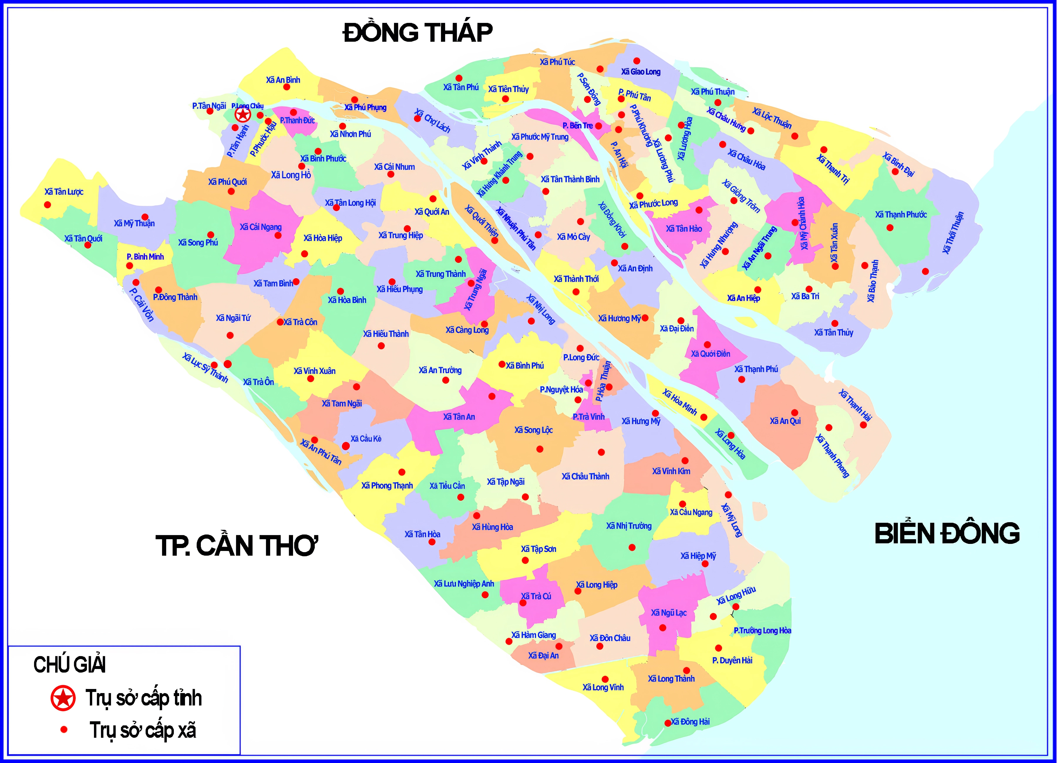 Bản đồ Vĩnh Long