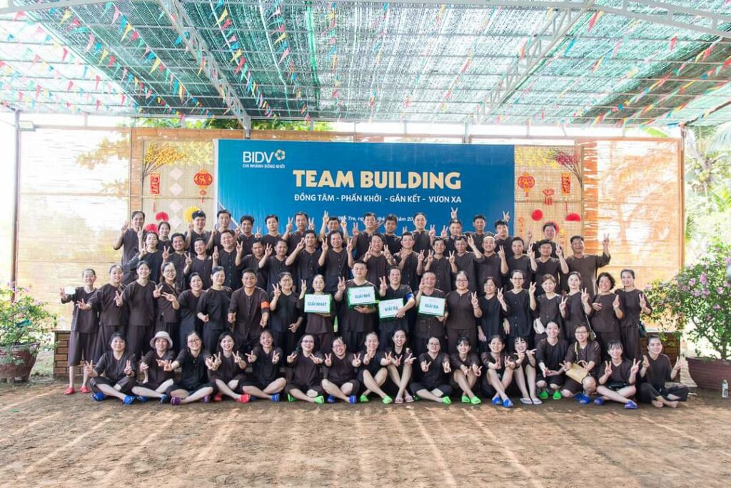 Tổ chức teambuilding tại Cồn Phụng Bến Tre